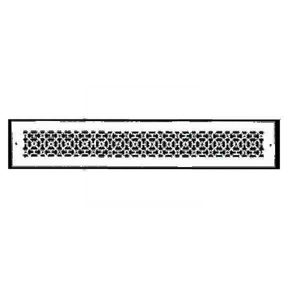Achtek Air Return 4"x30" (Overall Size 6"x32") | Cast Aluminum Air Grille | HVAC Duct Cover for Home Ventilation
