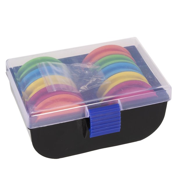 10 Set Fishing Line Round Coil Eva Foam Pins Fishing Line Winder Organizers Rig With Storage Box 150 100 70mm Quick Simple Using Walmart Com Walmart Com