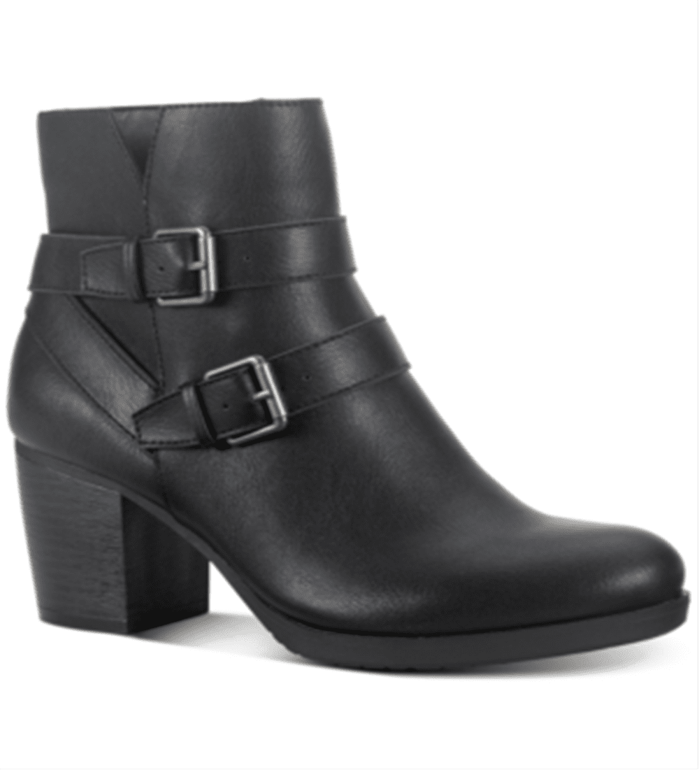 Style & Co. Womens Fortunata Closed Toe Ankle Fashion Boots, Black