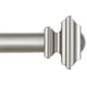 thumbnail image 1 of Barra de Cortina KAMANINA Ajustable de Metal Plateado 81-218 cm, 1 of 9