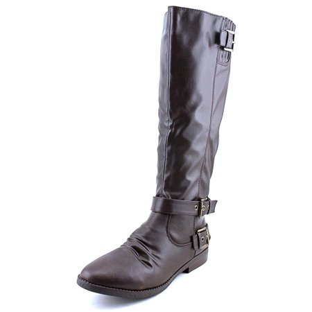 Rampage Womens Idola Almond Toe Knee High Fashion Boots