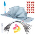 thumbnail image 3 of Juego de agujas de tejer circulares con opciones intercambiables para coser y bordar, 40 cm, 3 of 14