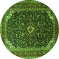 thumbnail image 1 of Ahgly Company Indoor Round Persian Green Traditional Area Rugs, 7' Round, 1 of 1