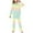 Yellow, variant on Loungewear Sets for Boys Girls Crewneck Tops Jogger Pant Pajamas Set Cute Print Winter Warm Sleepwear Kids Thermal Underwear 2T-14 Years