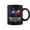 Black, variant on Fredericksburg Texas Total Eclipse 2024 Tx State Texan Flag Coffee Mugs