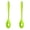 Green2, variant on US 1 Pack Silicone Pasta Fork Heat Resistant Noodle Spaghetti Server Spoon