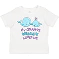 thumbnail image 3 of Inktastic My Gramps Whale-y Loves Me Boys or Girls Toddler T-Shirt, 3 of 5