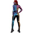 thumbnail image 2 of Womens Halloween Costume 3d Skeleton Halloween Costumes Cosplay Jumpsuit Bodysuit Multiple Sizes Available, 2 of 5