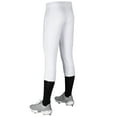 thumbnail image 3 of Fireball Low-Rise Fastpitch Softball Pants, Women's X-Small, White, 3 of 5