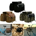 thumbnail image 7 of 30-40L Bike Pannier Bags Set, Water-Resistant Double Saddle Rear Rack Bags With Lid, Canvas Bicycle Cargo Carrier For Commuting, Touring & Mountain Cycling, 7 of 7