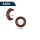 thumbnail image 2 of Car Universal O Ring Seal Gasket 3.5mm ID x 1.5mm CS Durable | Inside Faucet Repair Trucks Suvs Trailer Tube Sealing, Brown with Box 50pcs, 2 of 6