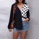 thumbnail image 1 of Ichuanyi liquidación de la solapa de moda de las mujeres botón delantero sólido cárdigan camisa de manga larga tops ICHUANYI WER202308242507, 1 of 7
