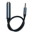 thumbnail image 2 of Cable Estéreo De 3,5 Mm, Conexión Estable Y Versátil Plug And Play Cable De Extensión De Auriculares Flexible De Cobre Puro De PVC De 0,3 Metros Para Micrófonos, 2 of 7