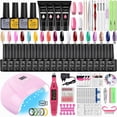 thumbnail image 4 of Juego de manicura para extensiones de uñas, esmalte de Gel, lámpara LED de 54W/36W, herramientas de construcción rápida, 4 of 4