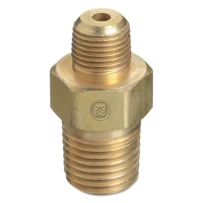 Pipe Thread Reducer Bushings, Brass, 1/2 In (Npt); 1/4 In (Npt) | Bundle of 2 Each