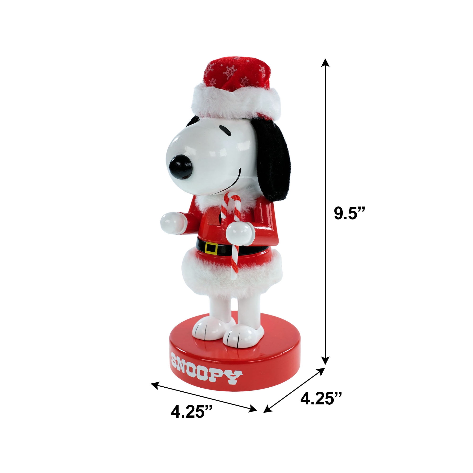 Peanuts Snoopy Christmas Nutcracker – 9 Inch Holiday Figure