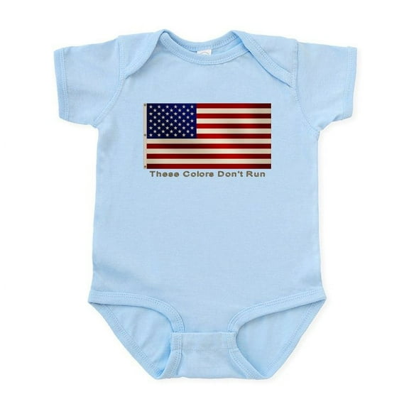 CafePress - These Colors Don't Run Infant Creeper - Baby Light Bodysuit, Size Newborn - 24 Months