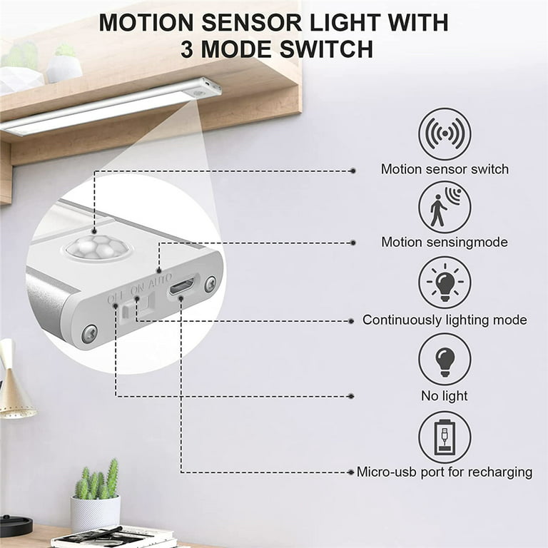 Light Switch Wireless Remote  Magnetic Switch Led Lights