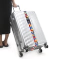 thumbnail image 4 of Sangle de Valise Codée Serrure Robuste Large Longue Détachable Imprimé Coloré Bloc pour Voyage Fournitures de Voyage d'Affaires, 4 of 7
