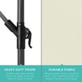 thumbnail image 6 of Best Choice Products 10ft Offset Hanging Outdoor Market Patio Umbrella w/ Easy Tilt Adjustment - Ivory, 6 of 7