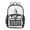 Four-Pointed Star, variant on Clear Backpack 12L Large Capacity Transparent Waterproof Mystery Swirl
