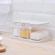 thumbnail image 2 of Clear Seasoning Box, 3 Pieces Clear Seasoning Storage Container for Spice Salt Sugar Cruet, Condiment Jars with Spoons, 2 of 5