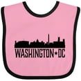 thumbnail image 3 of Inktastic Washington Dc City Skyline Boys or Girls Baby Bib, 3 of 4