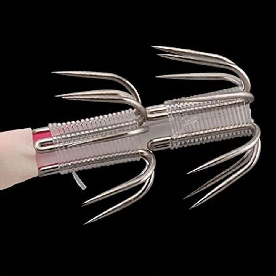 (2 pack) Yo-Zuri Ultra Bait 3 1/8" Squid Jig Hard Bait Fishing Lure, Luminous Pink