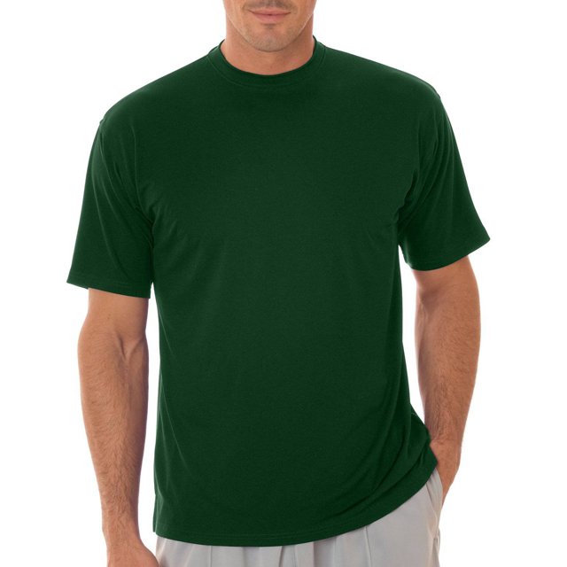 Ultraclub Men's Cool & Dry Sport Actuadrock Teee - Forest Green - UltraClub Camiseta de manga corta