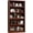 Cherry, variant on Homieasy 5 Tier Book Shelf, 71 Inch Tall Bookcase with Adjustable Shelves, Cherry
