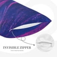 thumbnail image 5 of Bixox Neon Gradient Blue Printed Pillow Protector,Super Soft Ideal for Home,Guests,Rentals - 16"x24", 5 of 8