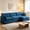 Navy, variant on RIAFUN Modular Sectional Cloud Couch with Movable Ottoman, 4-Seat Modern Corduroy Sofa, Deep Seat L-Shaped Couch for Living Room Bedroom Apartment, Navy