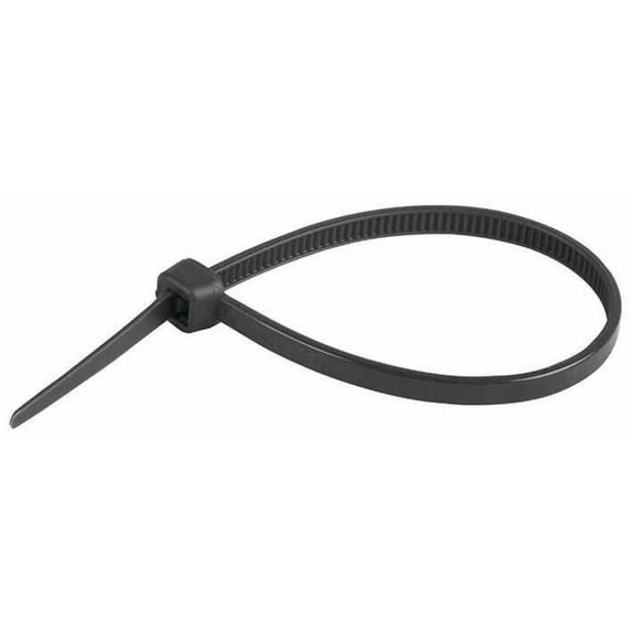CONCORDIA Weather Resistant Nylon Cable Ties, 300mm x 4.8mm, Black, Pack of 100