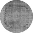thumbnail image 1 of Ahgly Company Indoor Round Persian Gray Traditional Area Rugs, 4' Round, 1 of 1