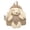 Khaki, variant on Girls School Backpack Detachable Bunny Plush Backpack Casual Everyday Stylish Daypack with Toy Black One Size