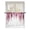 Red, variant on Sheer Curtains 45 Inch Length, Navy Blue Semi Sheer Curtains Light Filtering Window Treatment, Summer Botanical Leaves Watercolor Privacy Voile Drapes for Living Room Bedroom 52x45 Inch