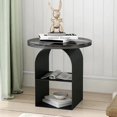 thumbnail image 3 of Bedside Storage Night Table Bedroom Nordic Modern Mesa Lateral Nightstands Hotel Cabinets Mesita De Noche Home Furniture My Lux Decor Round, 3 of 10