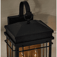 thumbnail image 5 of Broward 17 in. 2-Light Black Outdoor Wall Light Fixture with Clear Glass, 5 of 6