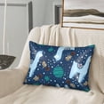thumbnail image 3 of Disketp Alpaca Astronaut In Space Satin Pillowcase For Hair And Skin - Satin Pillow Cases Standard Size 20x30 Inches With Zipper,Gifts For Women Men, 3 of 8