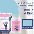thumbnail image 2 of Agent de Réparation sous 10 Petit Rouleau Brosse de Réparation Murale Outil de Rouleau de Pâte Murale Petite Brosse à Rouleau Outil Mural Rouleau d'Épilation avec Peinture Latex 100ml, 2 of 9