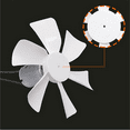 RV Vent Fan Replacement 6 Inches Exhaust Bathroom Ventilation Roof