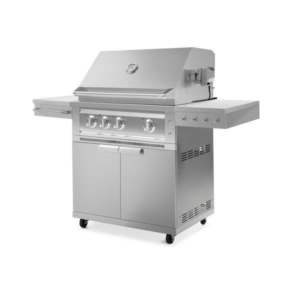 Outdoor Kitchen Grill Cart with Platinum Grill - (LP)