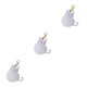 thumbnail image 5 of Jumpingount Llavero adorable para los amantes de los gatos Llevar llaves con estilo Llavero de gato Llavero Llavero Los mejores regalos Blanco Type1 NO1, 5 of 6