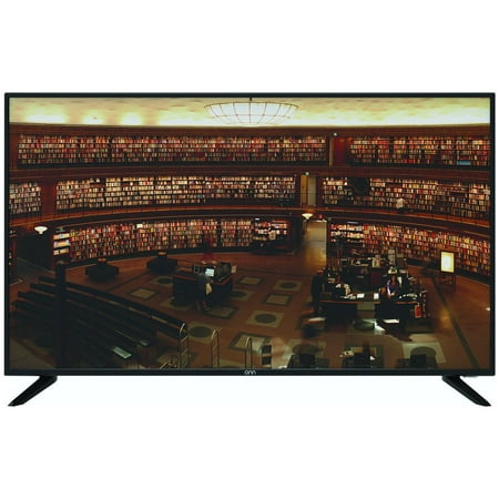 ONN 43" LED HDTV, HD 1080p Resolution with 3 HDMI Inputs and 1 USB Input