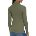 thumbnail image 2 of Womens Basic Turtleneck Long Sleeve Top, 2 of 2