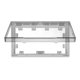 thumbnail image 3 of Cubierta protectora de pared adhesiva de 2 ranuras para tomacorriente impermeable, 3 of 7