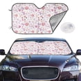 thumbnail image 2 of Daiia Retro Floral Windshield Sun Shade for Car SUV Truck ( ), Car Sun Shade Windshield, Car Shades for Front Windows, Sunshade for Car Windshield, 2 of 7