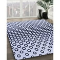 thumbnail image 2 of Ahgly Company Indoor Round Patterned Heavenly Blue Area Rugs, 8' Round, 2 of 6
