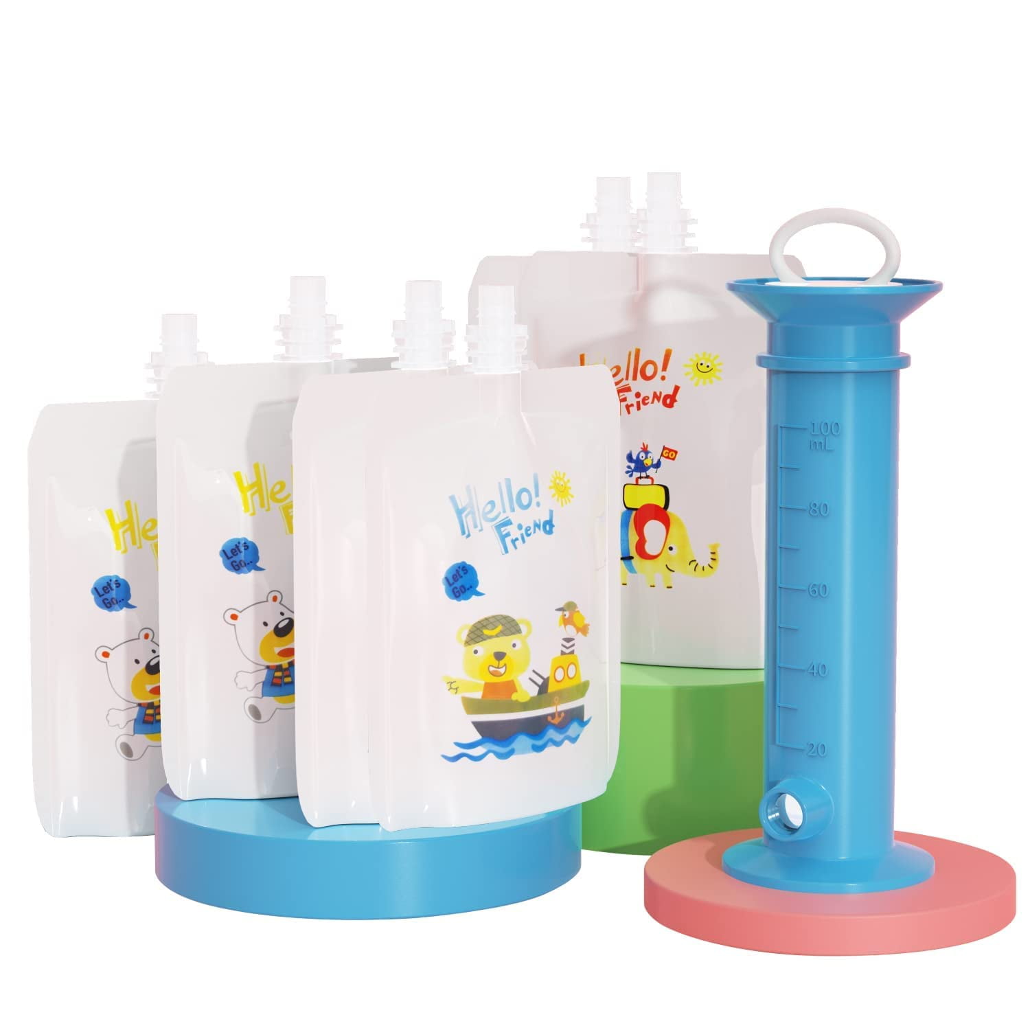 BEAR 2022 Baby Food Maker | One Step Baby Food Processor Steamer Puree Blende
