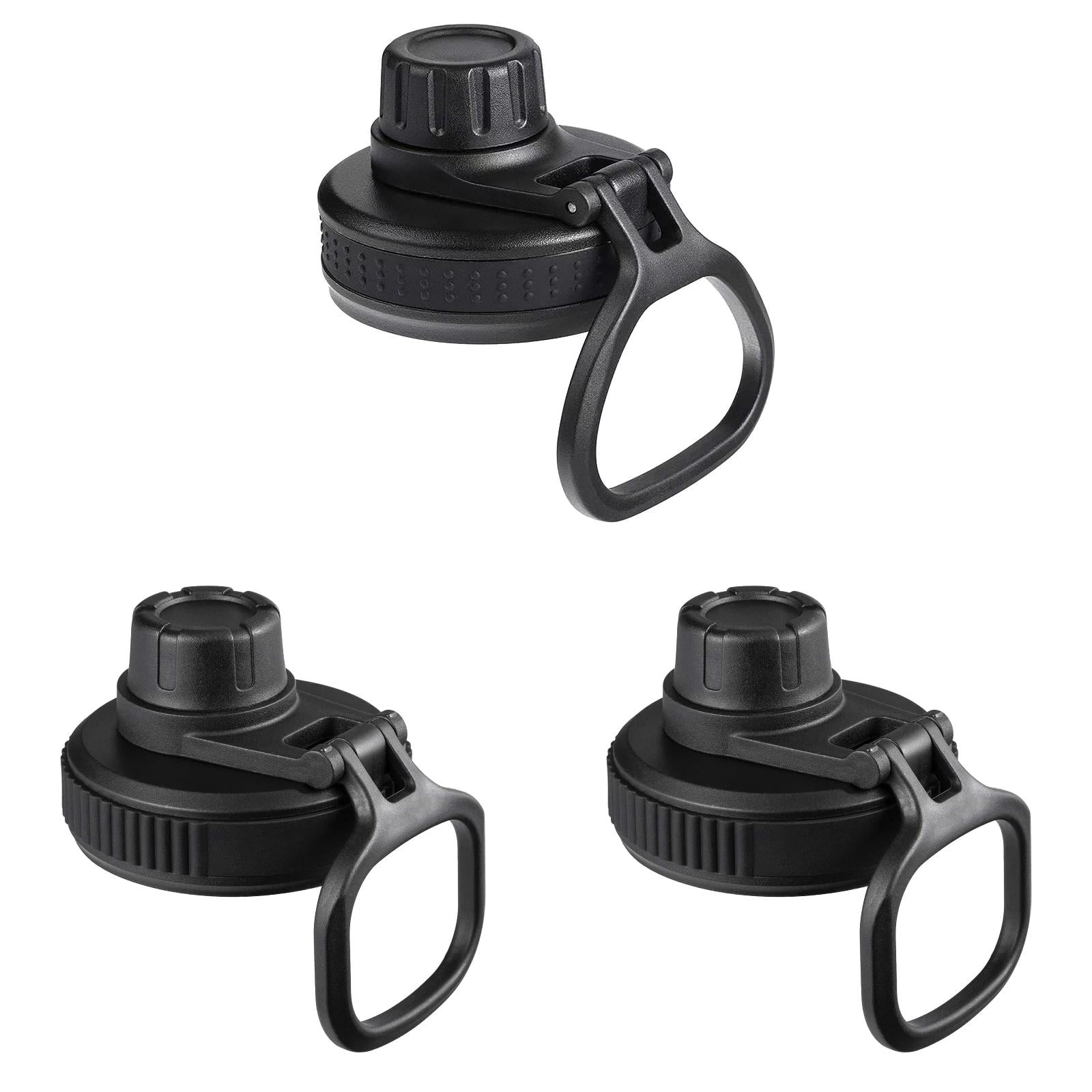 YWIYIUD Replacement Lid Fits for Sports Water Bottles Wide Mouth, Spout Lid for 12 16 18 22 32 40 64oz Wide Mouth Water Bottles 3PCS